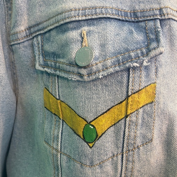 Universal Thread hand painted Jean Jacket with Sailor Moon design - Picture 4 of 13